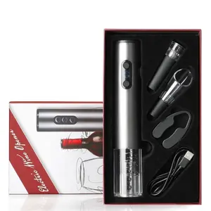 Newest Trending Gadget 2022 4pcs Electric Opener Wine Set Wine Accessories and Gifts for Men and Women