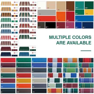 Auvents pliants électriques <span class=keywords><strong>en</strong></span> aluminium pour terrasse, avec éclairage LED, protection UV, tissu pare-soleil, couverture <span class=keywords><strong>de</strong></span> toit automatique, design moderne - Product Image 4