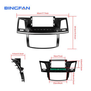 Qualcomm 12.3 pollici lettore <span class=keywords><strong>DVD</strong></span> auto HIFI Audio GPS navigazione multimediale Carplay Mirror Link per Toyota Hilux 2005-2014 4G LTE - Product Image 4