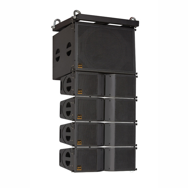 Passive PA Sounds System Double 8 Inch Line Array Speakers LA208