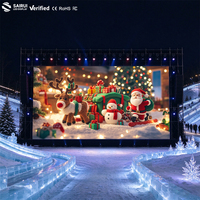 Mur vidéo LED P3.91 IP65 intérieur/extérieur pour location, 500x500 500x1000mm, pour événements de Noël et décors de scène