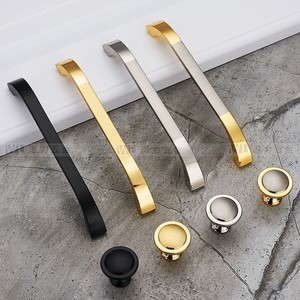 Diyin Modern Minimalist Zinc Alloy <b>Cabinet</b> Drawer Handles Bar Shape Antirust Furniture Hardware - Product Image 1