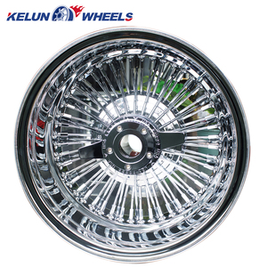 13 <b>Gold</b> Wire Wheel /14 Inch Luxury Vintage <b>Chrome</b> Rim 13x7"/14x7" 72/100 Spoke Wire Wheels - Product Image 6
