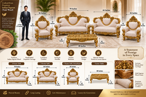 Juego de Sofás Dorados de Estilo Europeo, Muebles Antiguos de Lujo Hechos a Mano, Marco de Madera Tallado Ornamentado, Diseño Real para Mansiones - Product Image 4