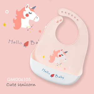 Baberos coloridos con estampado <span class=keywords><strong>de</strong></span> dibujos animados <span class=keywords><strong>de</strong></span> animales, ajustable, <span class=keywords><strong>de</strong></span> grado alimenticio, sin BPA, <span class=keywords><strong>de</strong></span> silicona, con bolsillo, nuevos - Product Image 5