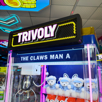 Machine à griffes d'arcade multifonctionnelle tout-en-un pour supermarchés