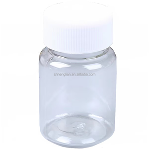 Ensemble de bouteilles de rangement carrées en PET transparent personnalisées avec boîte pour l'organisation des perles et des petites pièces - Product Image 4