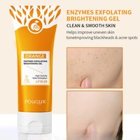 Gel exfoliant enzymatique à l'orange 100g – Nettoyant visage en gel, gommage exfoliant, crème éliminatrice de peaux mortes
