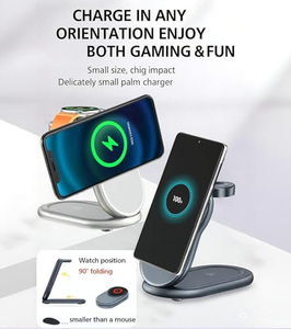 15W Fast <b>Charging</b> Multifunction 6 5 4 3 in 1 One Holder Wireless Phone Charger for iPhone 14 13 11 Pro Max - Product Image 4