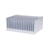 Radiateur en aluminium pour équipement industriel, fabrication CNC de précision, dissipation thermique en alliage sur mesure, perçage et brochage
