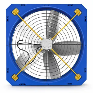 <span class=keywords><strong>Ventilatore</strong></span> <span class=keywords><strong>a</strong></span> pannello rotondo resistente alla corrosione con telaio <span class=keywords><strong>a</strong></span> doppio strato in PE e motore EC per il raffreddamento delle vacche nei allevamenti lattiero-caseari - Product Image 1