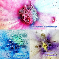 Bombes de bain personnalisables écologiques de luxe à la lavande et à la camomille avec kit cadeau – Offre spéciale