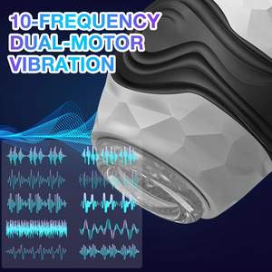 เครื่องนวดอวัยวะเพศชายเครื่องสั่นความถี่10จุดของเล่นผู้ใหญ่ทำจากซิลิโคน - Product Image 3