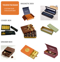 Personnalisez votre logo de marque, boîte d'emballage de luxe pour bonbons et chocolats avec fermeture magnétique UV de 2 mm, solutions d'emballage