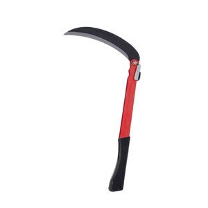Outdoor Folding <b>Sickle</b> Black Oxide Steel Agricultural Harvesting <b>Tool</b> Plastic Handle Weeding Grass Cutter Rice Cutting - Product Image 1