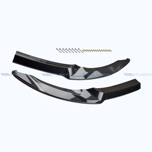 Pour BMW M3 F80 M4 F82 2015-2020, style CS, plastique ABS noir brillant, extérieur de voiture, pare-chocs avant, séparateur de pare-chocs, spoiler - Product Image 3