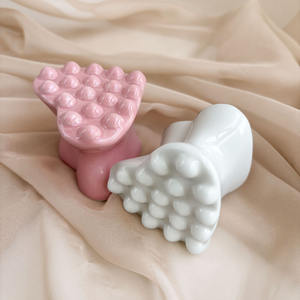 Venda quente Cerâmica Massageador Amor Coração Em Forma 3D Handheld Massageador Massagem Corporal para Homeheld - Product Image 4