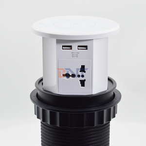 Ổ cắm để bàn chống nước USB A + C kép 4 Ổ cắm ổ cắm phích cắm tương thích phổ thông hiện tại được xếp hạng IP44 cấp 10A/16A/5A - Product Image 3