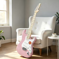 New Arrival TL Style Electric Guitar Kit Tremolo Bridge 6-String Basswood Body S-S-H Pickup for Beginner Practice Music Learning