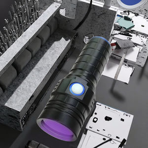 Мощный перезаряжаемый портативный мини-фонарь с УФ-излучением 395 нм, водонепроницаемый (IP65), зарядка через USB-C, корпус из алюминиевого сплава, для кемпинга - Product Image 3