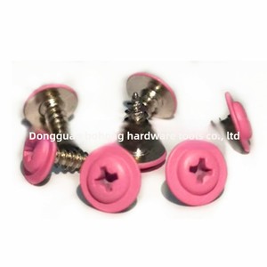 Tornillos de Cabeza Redonda Phillips de Acero Niquelado Rojo con Pintura <span class=keywords><strong>Rosa</strong></span>, Fabricantes de China - Product Image 4