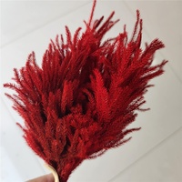 Arrangement floral de Lycopodium, fleur préservée, bougie parfumée, décoration douce du Yunnan, fleurs séchées en gros