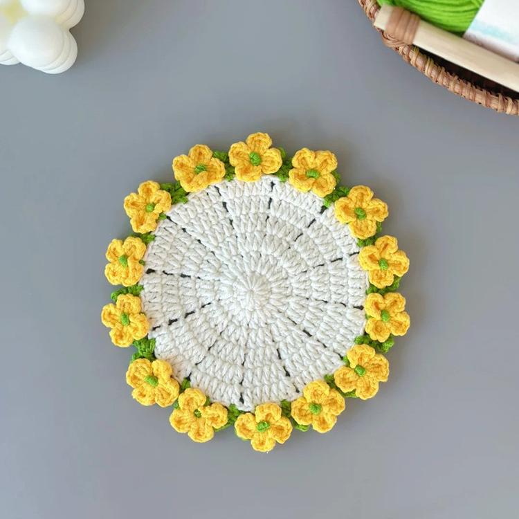 14 yellow oilseed rape flowers