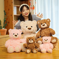Boneka Beruang Duduk Lucu Warna Cokelat Besar, Boneka Beruang Lembut, Boneka Berkualitas Bagus, Beruang Kecil Lucu, Hadiah Ulang Tahun