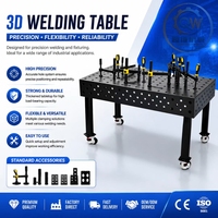 Table de soudage 3D durable, économique et flexible, outils personnalisables avec diverses spécifications, état neuf