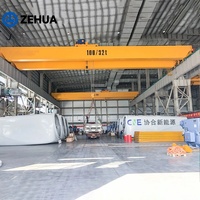Grúa Puente de Doble Viga Ligera Europea ZEHUA KSQ, de 5T-50T, Ahorradora de Energía, para Fábrica o Taller