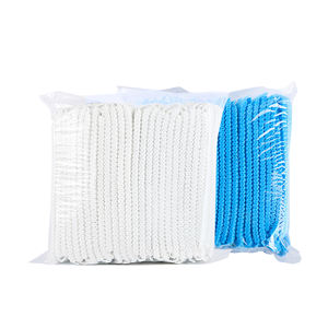 Bonnet de protection jetable, filet à cheveux bouffant, <span class=keywords><strong>charlotte</strong></span>, couvre-chef médical, hôpital, médical, économique, approvisionnement direct d'usine - Product Image 2