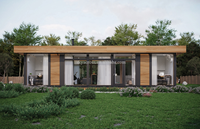 Kit de maison préfabriquée, bungalow préfabriqué, maison préfabriquée à un étage, petits abris, maison de jardin, bureau, maison modulaire, 1 chambre