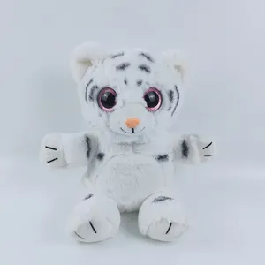 Peluche tigre giocattolo morbida e carina tigre con grandi occhi lucidi farciti coccole tigre giocattolo