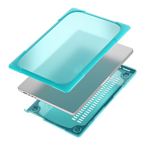 Cho MacBook Pro 16 M1 2022 a2485 thiết kế tốt chống sốc rõ ràng PC + TPU Chân đế máy tính xách tay trường hợp bao gồm cho Macbook - Product Image 3