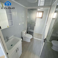 Villa préfabriquée de luxe, appartement pour grand-mère, conteneur extensible de 20 pieds, 40 pieds, maison préfabriquée pliable, portable, mobile, petite maison