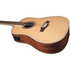 Guitares acoustiques EKO GUITARS - NXT D100e XII Naturelles, dos et flancs en acajou, manche en acajou et touche en Parinari Campestris - Product Image 4