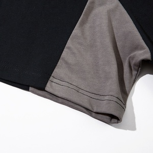 Dehan Quá Khổ Cổ Điển Hai Tone Chất Lượng Cao T Áo Sơ Mi Tùy Chỉnh Thêu Logo Drop Shoulder Nặng Trọng Lượng T Áo Sơ Mi - Product Image 4