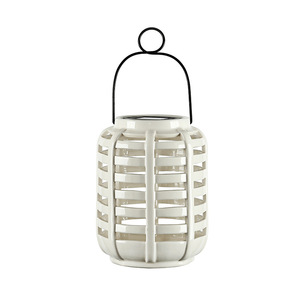 Lámpara Solar de Jardín, Farol de Hierro con Efecto de Llama LED, Resistente al Agua, Portátil para Exteriores, 12V, Energía Solar Mono Si - Product Image 4
