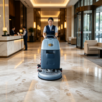 Machine de nettoyage de sols ST X60, machine de nettoyage à batterie au lithium pour hôtel