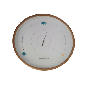 Phong Cách Bắc Âu Đơn Giản Bằng Gỗ Phong Vũ Biểu Treo Tường Dự Báo Thời Tiết Cụ Cho Hiện Đại Trang Trí Nội Thất OEM/ODM Hỗ trợ - Product Image 1