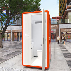 Baño Portátil Resistente con Lavabo Integrado y Sistema de Plomería Preinstalado Completo para Obras de Construcción y Grandes Eventos - Product Image 2