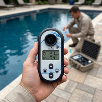Équipement de test d'eau numérique portable TR-2000 analyseur multiparamètre pour batterie FCL, TCL, PH, CyA AA et échantillonnage de 10ml