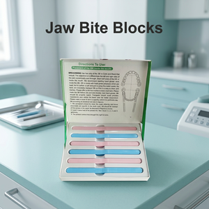 Juego de bloques de mordida para la mandíbula, 6 tamaños, herramientas para ejercicios de motricidad oral, terapia de alimentación y habla para el hogar, hospitales y clínicas - Product Image 4