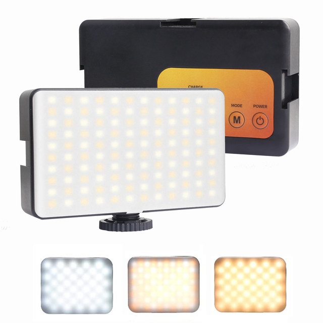Rechargeable Square Plastic Phone Clip Led Fill Light Adjustable Color Temperature 3000-5500k High Cri >80 Mini Portable
