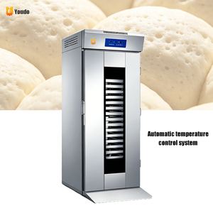 Étuve de fermentation professionnelle automatique à pulvérisation sur chariot en acier inoxydable, 15, 32, 64, 128 plateaux pour la fermentation de la pâte - Product Image 2