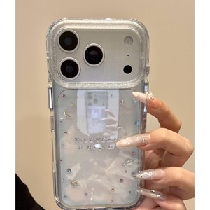 เคสใหม่สำหรับ iPhone 16 15 14 13 12กันกระแทกเป็นประกายและส่องแสงสำหรับ iPhone 17เคสไฮบริดใสแวววาว - Product Image 4
