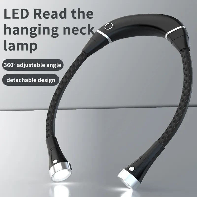 Оптовая продажа, светодиодная подсветка для чтения книг GDS666, светодиодная подсветка для чтения книг с USB-зарядкой, портативная подсветка для чтения книг