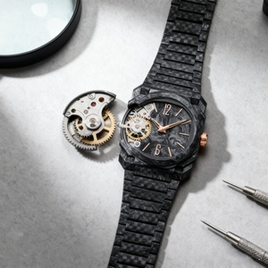 Reloj de Cuarzo de Lujo para Hombre, Diseño de Mármol, Ligero, Ultrafino, Resistente al Agua, Estilo Ejecutivo - Product Image 3