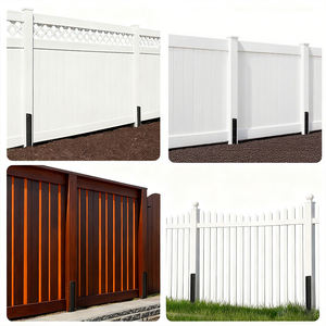 Kit de réparation de poteau de clôture de 28 pouces, <span class=keywords><strong>plaque</strong></span> de couverture de poteau de clôture de 28 pouces, ancrage de poteau de clôture pour réparer le support en <span class=keywords><strong>bois</strong></span> cassé - Product Image 5