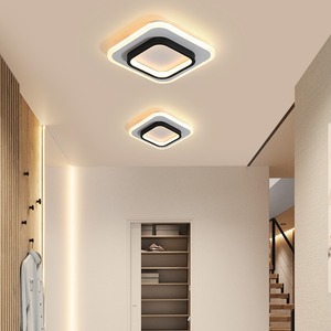 Plafonnier LED moderne minimaliste avec couvercle en acrylique, alimentation CA, blanc, <span class=keywords><strong>pour</strong></span> salon, couloir, entrée, <span class=keywords><strong>balcon</strong></span> - Product Image 5